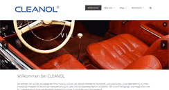 Desktop Screenshot of cleanol.de